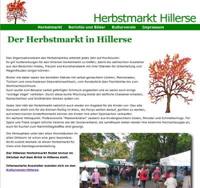 homepage herbstmarkt hillerse